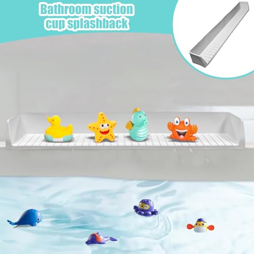 Bac de Rangement baignoire en silicone pour stopper l'eau au sol