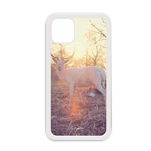 Coque iPhone 12 Pro Max Sheep Forestry contre les rayures étui blanc nature
