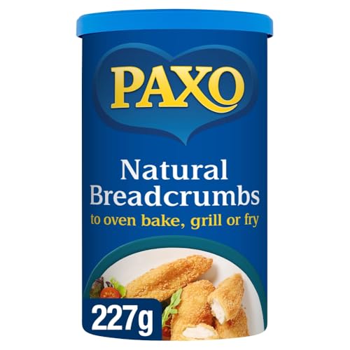 Paxo Quick and Easy Natural Breadcrumbs 227 g Drum (Pack of 1)