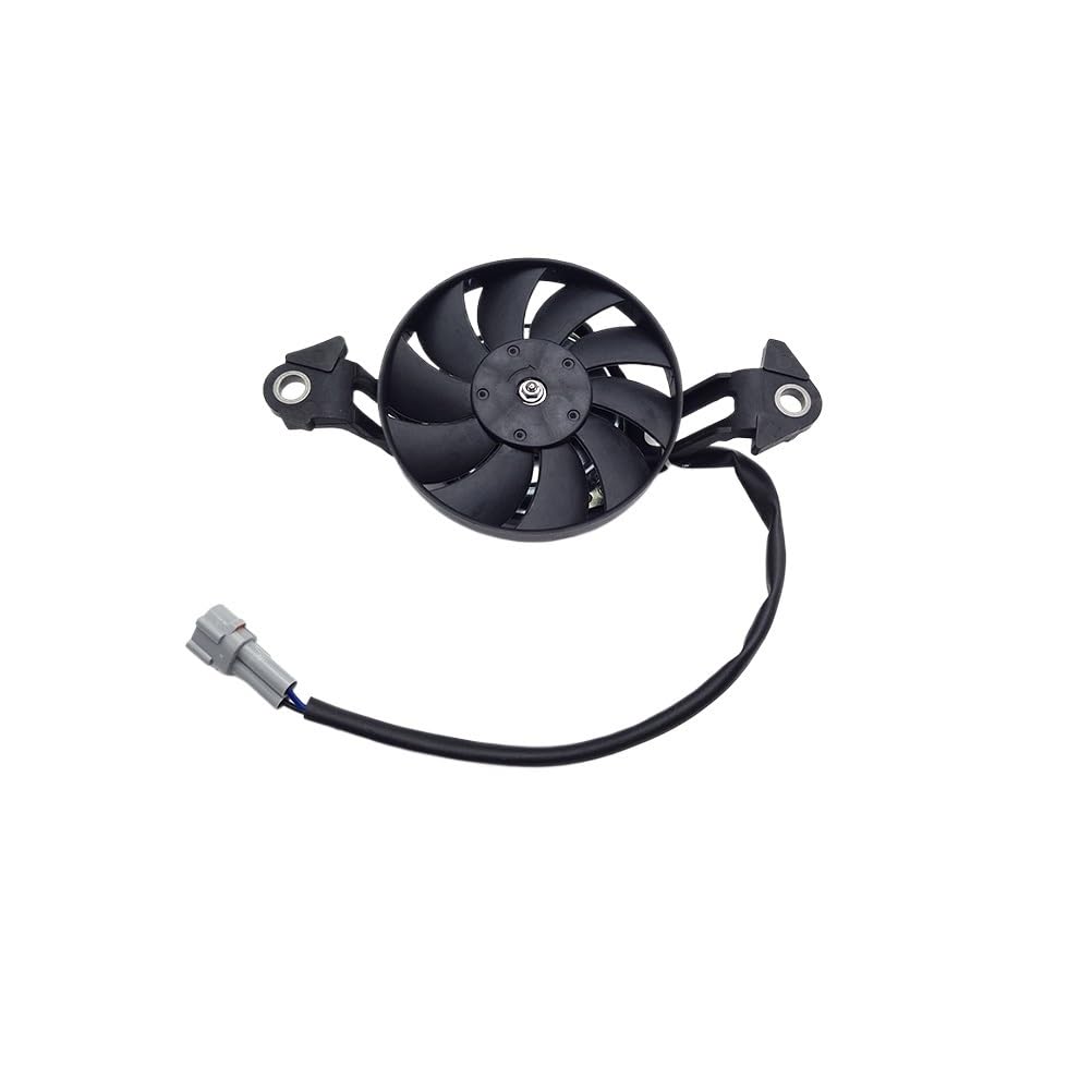 Amazon | 3インチ オートバイ用冷却ファン プラグ付き 12V 158mm