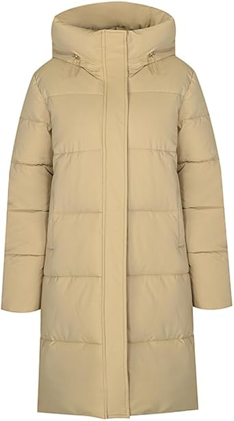 Long Puffer Jackets for Women, Thicken Warm Winter Jacket,