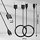 ZUOQIANG 2 Stück Ladekabel für Garmin Fenix, 1M Ladekabel für Smartwatch Garmin Fenix 5/5S/5X/5XPlus/6/6X/6XPro/7/7S/7X,Vivoactive 3/3T/Vivoactive 4,Forerunner 45/45S/245/245M/935/945 usw