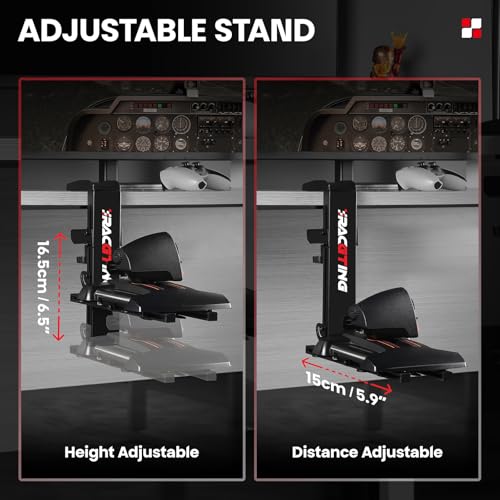 Suporte para joystick HOTAS RACGTING para modelos Logitech X56, X52, X52 Pro e modelos Thrustmaster T Flight HOTAS, Thrustmaster T.16000M, Thrustmaster TCA, suporte para controlador de jogos de - Imagem 4