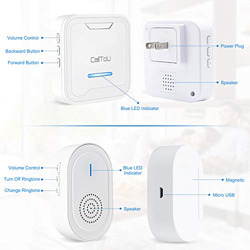 image for CallToU Wireless Caregiver Pager Call Button Medical Nurse Alert Syste