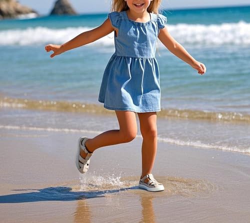 THEE BRON Girls' Casual Sneakers Lightweight Athletic Shoes for Running Play Ages 3-122