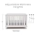 Delta Children Ava 3-in-1 Convertible Baby Crib - Greenguard Gold Certified, White
