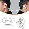 HYSHIKRA Walkie Talkie Earpiece with mic, 2 Pin Headset with PTT, Compatible with Kenwood eSnic Retevis Baofeng UV-5R Radio Ear Piece for Security Bodyguard (Transparent tube with earplugs, 1 Pack) #5