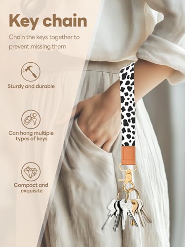 Image of Wristlet Keychain for Women and Men, Key Chain Holder, Wrist Lanyard for Keys