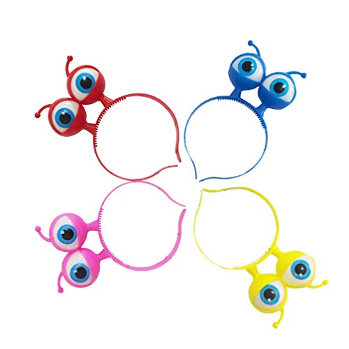 STOBOK Led Flashing Headband with Big Eyes Light up Hair Hoop for Kids Christmas Party Festival & Cosplay Accessories 4 Pieces - Image 3