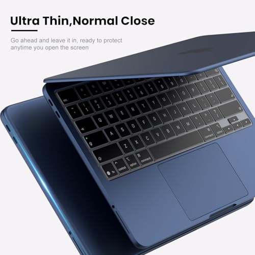 Image of Keyboard Cover Compatible with 2026 Apple MacBook Neo 13 inch A18 Pro chip A3404 with Touch ID, MacBook Neo 13 Keyboard Skin Protector - Black