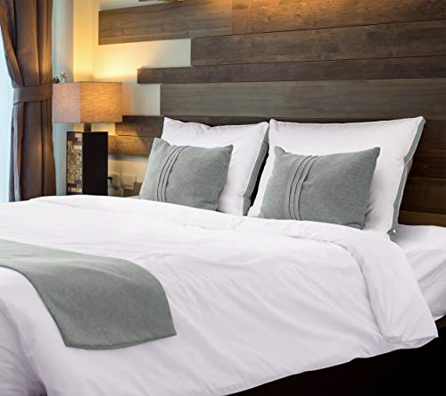 Utopia Bedding Bed Pillows for Sleeping Queen Size (Grey), Set of 2, Cooling Hotel Quality, Gusseted Pillow for Back, Stomach or Side Sleepers - Image 3