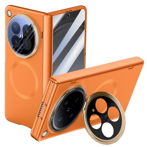 Coque Oppo Find N6 orange antichoc avec protecteur écran intégré