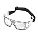 Sosoport 2pcs Sports Goggles Football Basketball Cycling Safety Glasses Tinted Shockproof Windproof Grey