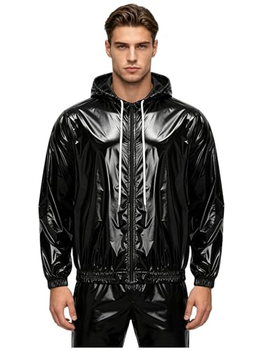 Veste vent pliable homme sweat à capuche hydrofuge et résistant pour l'outdoor