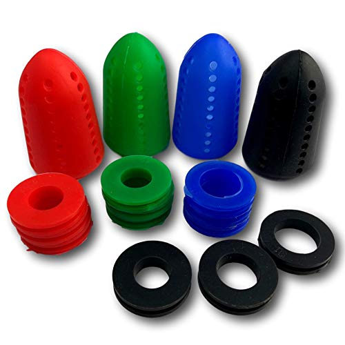 EKNA Shisha Diffuser Set of 4 - Silicone Diffuser Attachment for Shisha - Volume Reduction