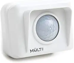 Sensor de Presença Externo para sobrepor em parede com ajuste de tempo, sensibilidade e acionamento da fotocélula Multicraft