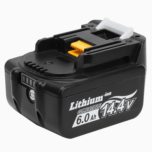 マキタ 互換 バッテリー BL1460B 14.4V 6.0Ah 電動工具用 日本企業 過充電保護 過電流保護 PSE認証済み BL1420 BL1430 BL1450 BL1460対応 Longsafe (14.4V 6.0Ah 1個)