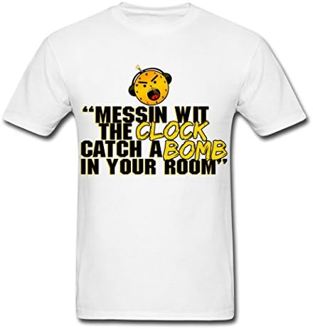 Lidong New Tymez Bomb Custom Design Men's T-Shirts White XXL