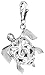 Nenalina Charm Schildkröte Anhänger in 925 Sterling Silber für alle gängigen Charmträger 713014-000