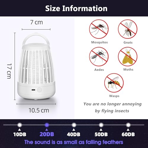 Evita picaduras de mosquitos con este matamoscas UV portátil USB 3