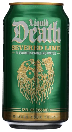 Liquid Death Severed Lime Sparkling Water, 12 FZ