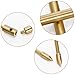 Suwimut 2 Pieces Copper Dowsing Rod, Upgraded Flexible Divining Rods Rotation Tool, Solid Copper and Brass Dowsing Rods with Gift Box - Detect Gold, Water Witching, Ghost Hunting, Yes or No Questions
