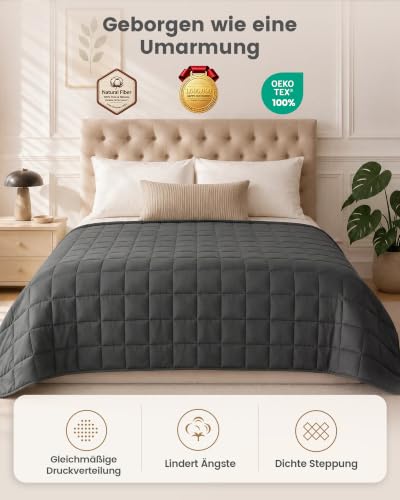 Good Nite Gewichtsdecke Therapiedecke Erwachsene-Angst & Stress 8kg – Ansicht 6