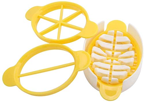 Atyhao Tagliauovo, 3 in 1 Affettatrice per Uova sode Tritatutto per Uova Tagliauovo per Uova conservate Utensile da per Ristorante Domestico