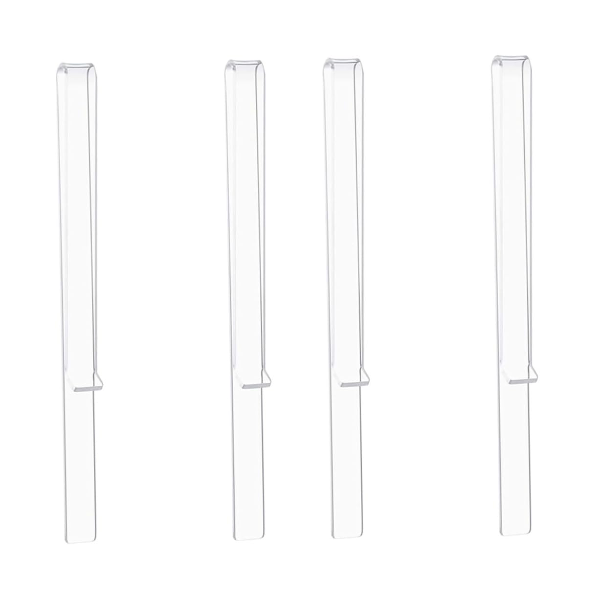 VICASKY 2pairs Acrylic Sheet Music Clip Music Page Holder Clip Music Sheet Clip for Stands Wind Page for Stand