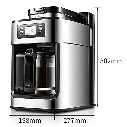 cvhtroe Espresso-Kaffeemaschine mit schäumendem Milchschaumstab, 1000 W Hochleistungs-Auslaufsichere 1,2-l… – Bild 5