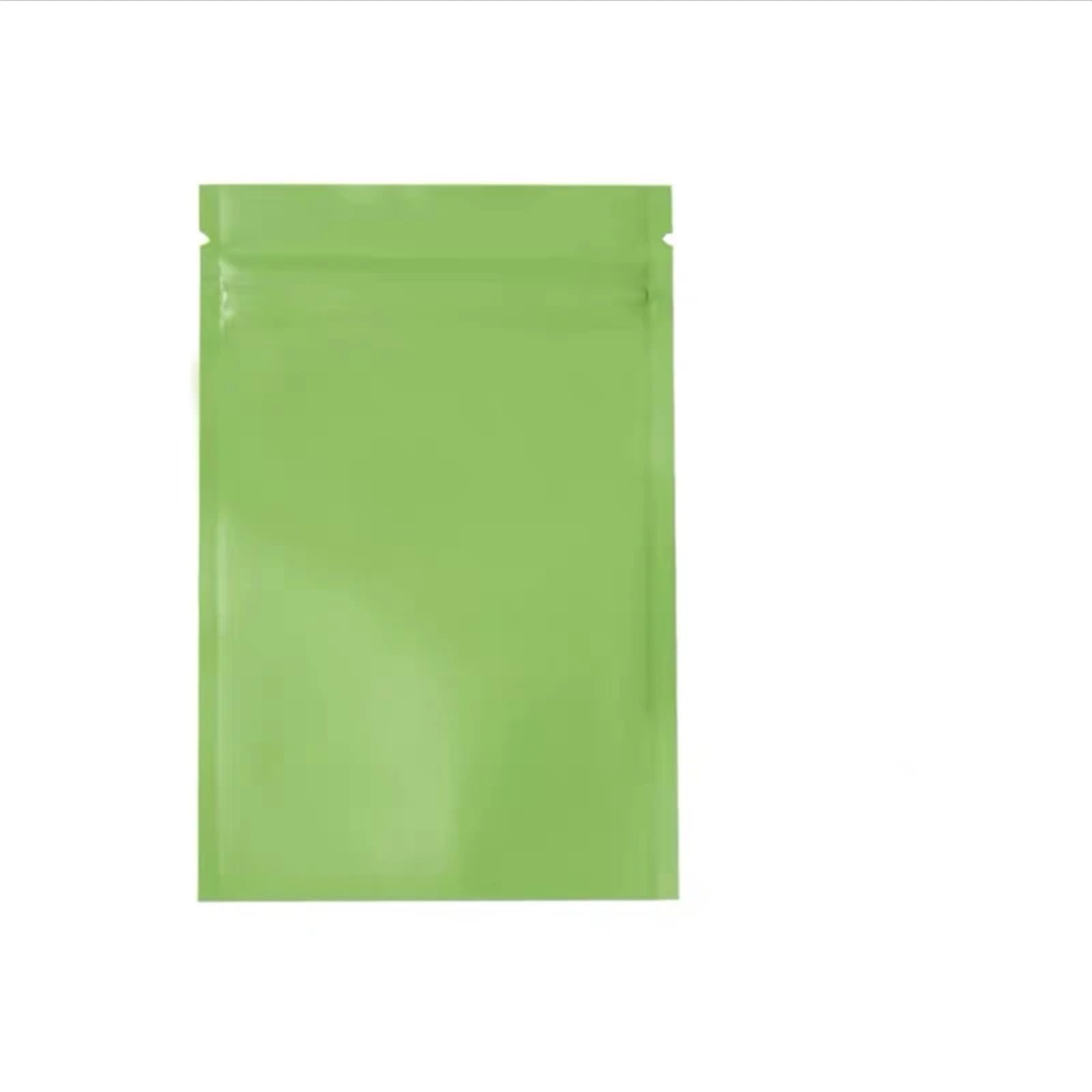 bolsas con cierre hermético, Paquete de 50 bolsas aluminio con cierre hermético for almacenar alimentos, multicolor, varios tamaños(Orange,7x10cm)