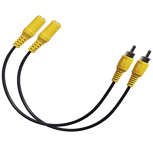 Adaptador RCA a 3,5 mm cable de audio mono de 25cm para reproductor multimedia 5