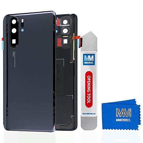 MMOBIEL Back Cover Battery Door Compatible with Huawei P30 Pro 6.47 inch 2019 (Black)