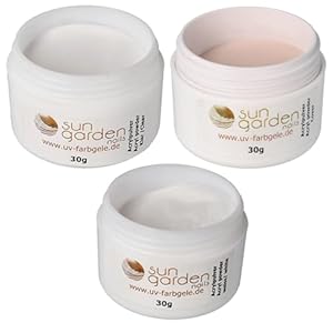 Sun Garden Nails Acrylpulver Set 3x30g