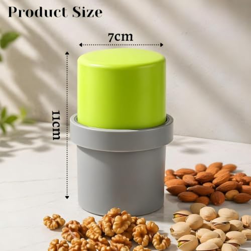 Image of BEYOND BASIC Dry Fruit Cutter, Slicer, Grinder, Chocolate Cutter and Butter Slicer with 3 in 1 Blade Kitchen Tools, Gadgets for Almonds, Cashews etc (Stainless Steel, 1 Piece)