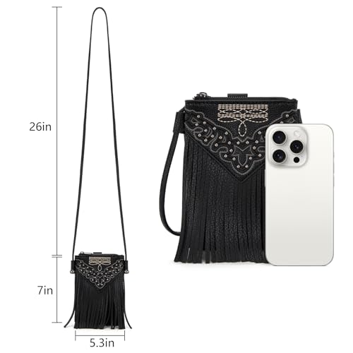Image of Montana West Small Crossbody Bags for Women Western Cell Phone Purse