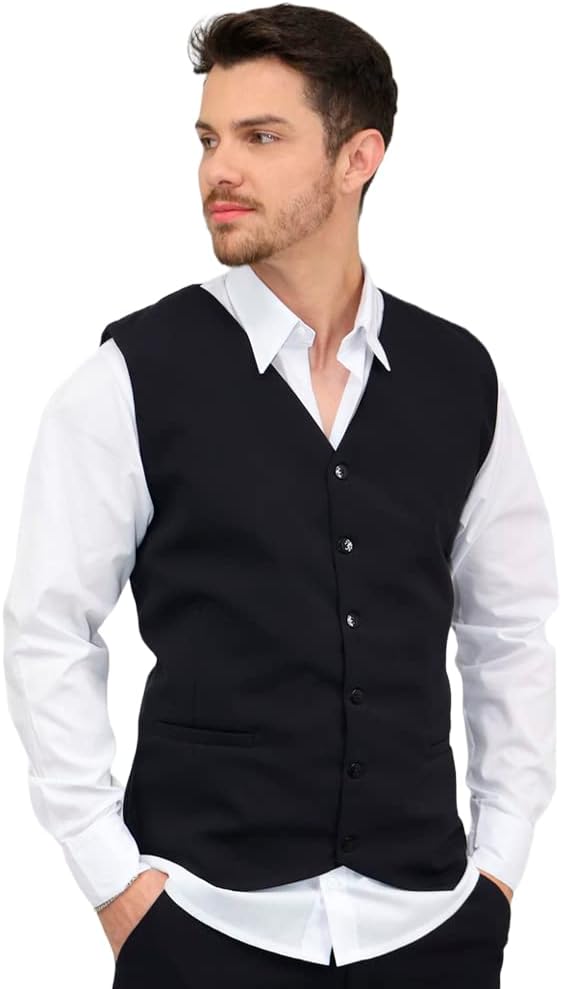 DEMORGAN Colete Masculino Preto G em promoção! Veja a oferta e mais achadinhos de Alfaiataria & Formal Hoje é o melhor dia para comprar DEMORGAN Colete Masculino Preto G com aquele preço maroto! Promoção! Aproveite a oferta!