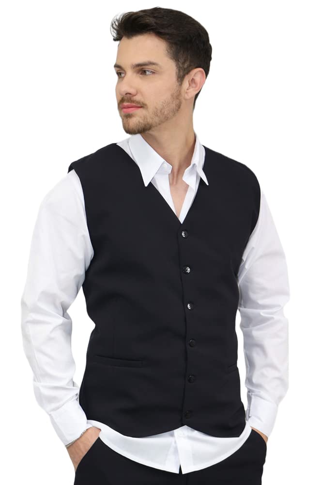 DEMORGAN Colete Masculino Preto G em promoção! Veja a oferta e mais achadinhos de Alfaiataria & Formal 2 Hoje é o melhor dia para comprar DEMORGAN Colete Masculino Preto G com aquele preço maroto! Promoção! Aproveite a oferta! 2