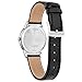 Citizen Ladies' Eco-Drive Classic Leather Strap Watch with 3-Hand Date, Black Strap/Silver/Blue Dial