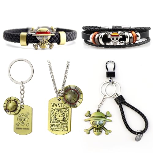 SPTwj Paquetes Combinados 1 Collar 2 Pulseras 2 Llaveros