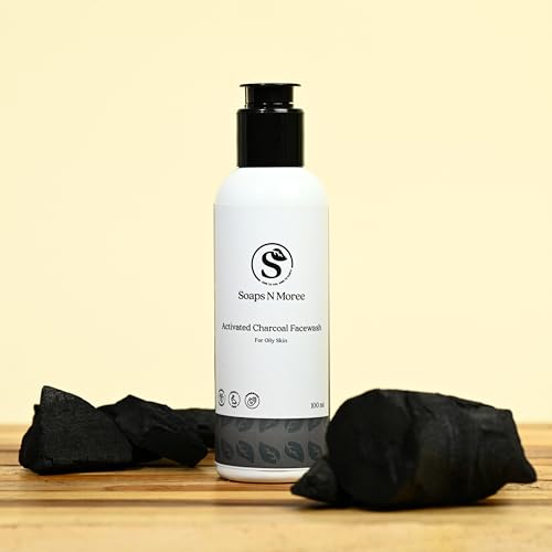 Image of Charcoal Face Wash for Brightening Skin Care | Gentle Cleanser for Dull, Uneven Skin Tone | Helps Remove Dirt, Improve Texture & Fresh Glow | Cleanser for Smooth Feel, Radiant Look