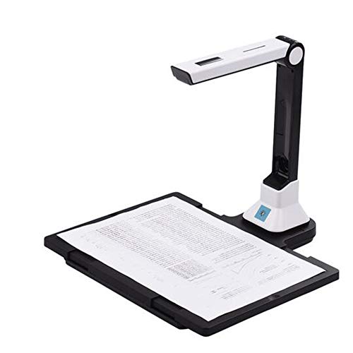 Tragbarer 10-Megapixel-Buchscanner Hochauflösender Dokumentenscanner mit Hartplastikplatte für A4-Dateiscanner