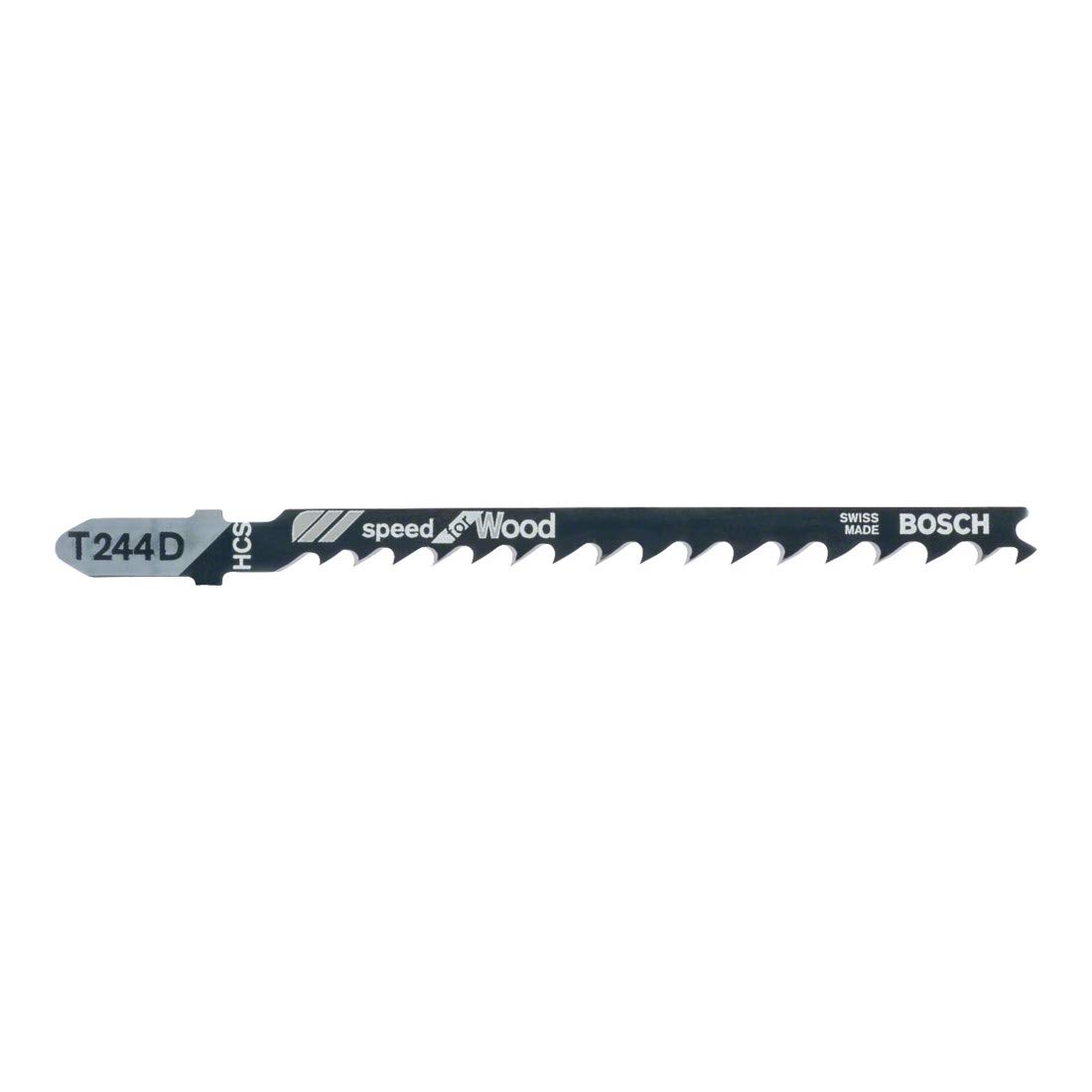 Bosch T 244 D Speed for Wood - Hoja de sierra de calar (100 unidades)