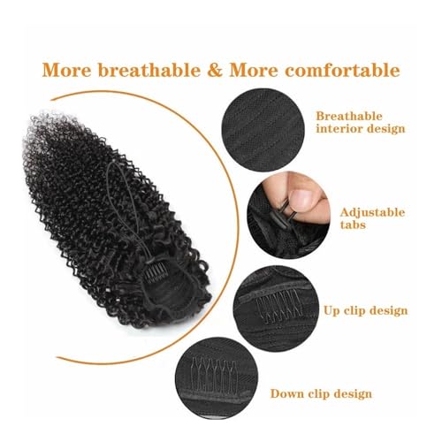 Queue de cheval crépus bouclés pour look afro quotidien et coiffure rapide - 3