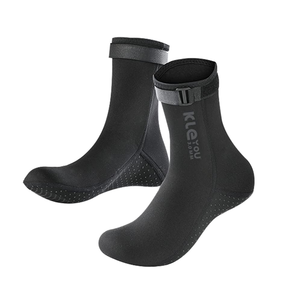 Summshall 3mm Escarpines Neopreno, Calcetines de Neopreno de Hombres y Mujeres Calcetines Antideslizantes Térmicos Calcetín para Buceo, Snorkel Deportes acuáticos