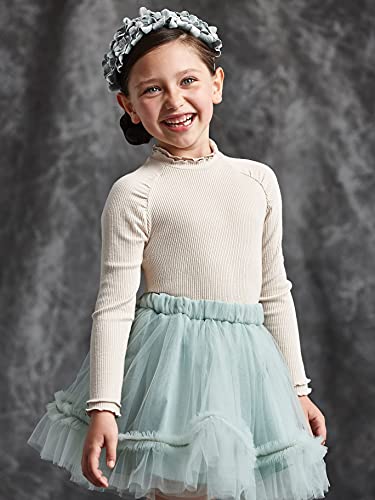 Abel & Lula Turtleneck for Girls Beige4