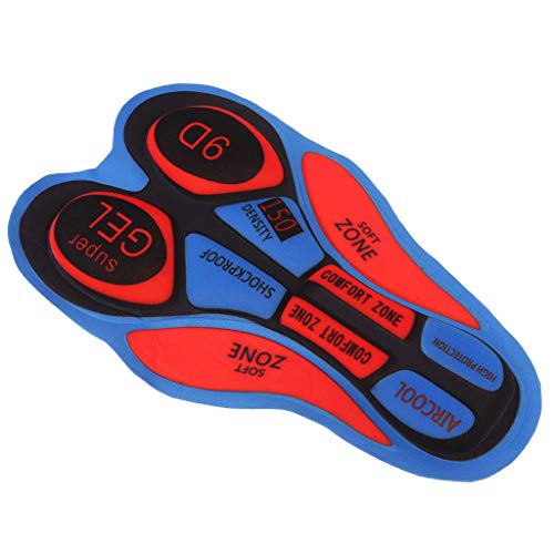 LEIPUPA 2 Peças Femininas Masculinas Calções de Ciclismo Almofadas de Bicicleta para Bicicleta Calça