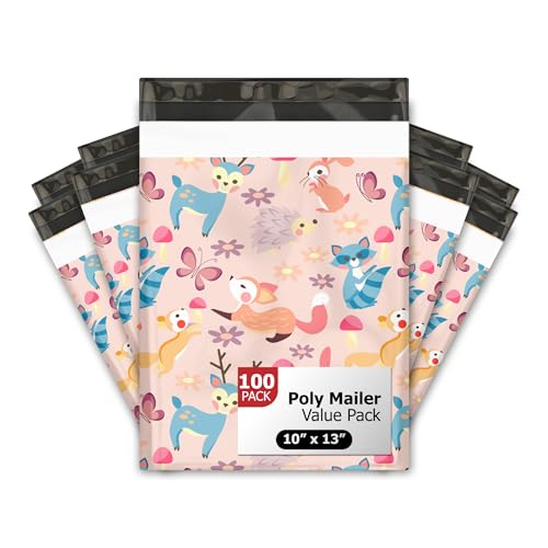 Poly enveloppes Woodland 10x13 idéales pour envoyer vos vêtements et tricots
