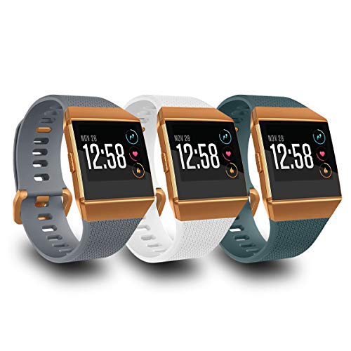 AIUNIT Compatible Ionic Bands for Men Women Teens Kids Large with Burnt Orange