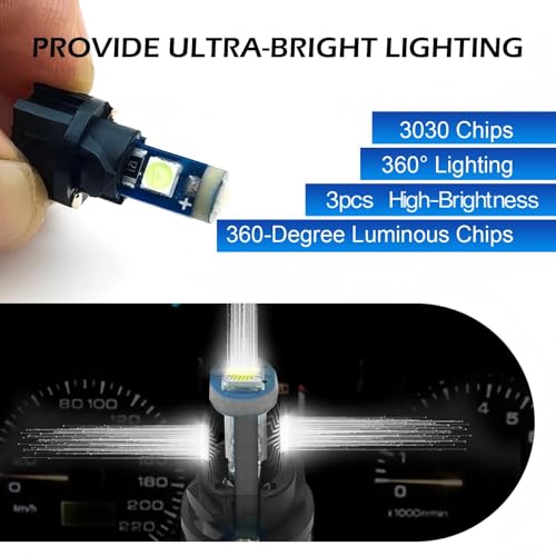 Kit de 20 Bombillas LED para Tablero T5 74 Azul miniatura 6